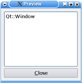 Screenshot of the Preview Window